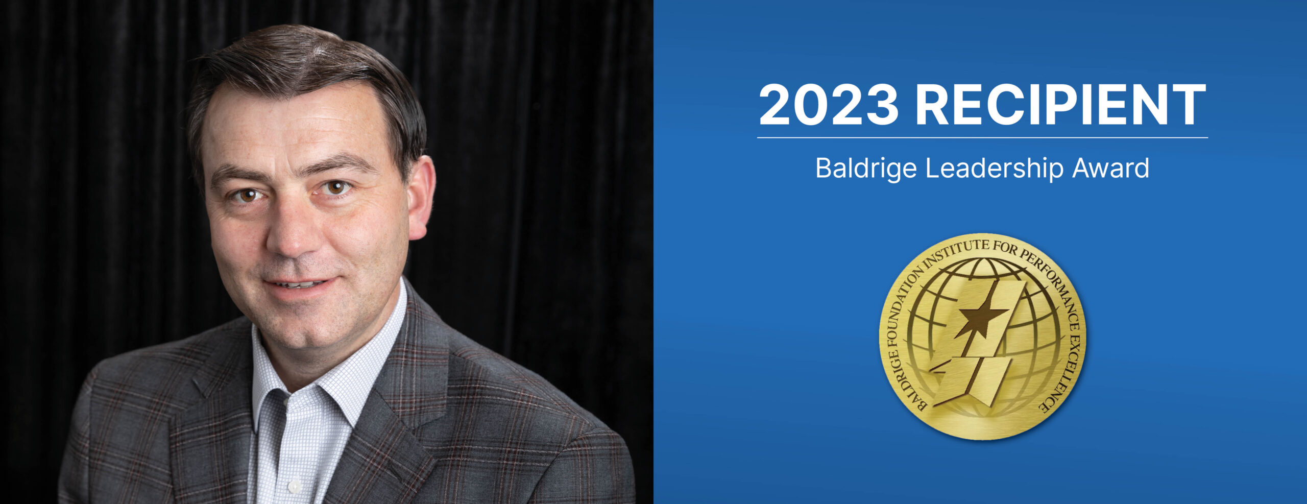 James Barlow, Consejero Delegado de BZI, galardonado con el Premio Baldrige al Liderazgo 2023