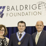 James Barlow receiving Baldrige Leadership Award